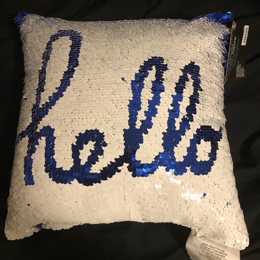 Reversible Sequin Pillow